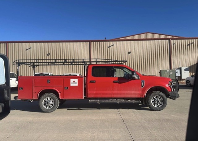 Red Pinnacle Power service truck